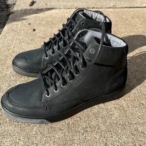 Keen High Top Black Retro Men's 9.5 Brand New/Never Worn (retired shoes)
